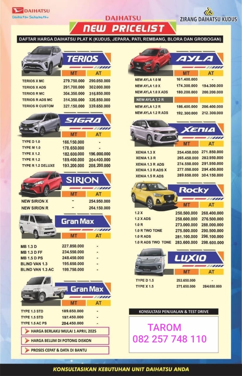 Harga Terbaru!!!!